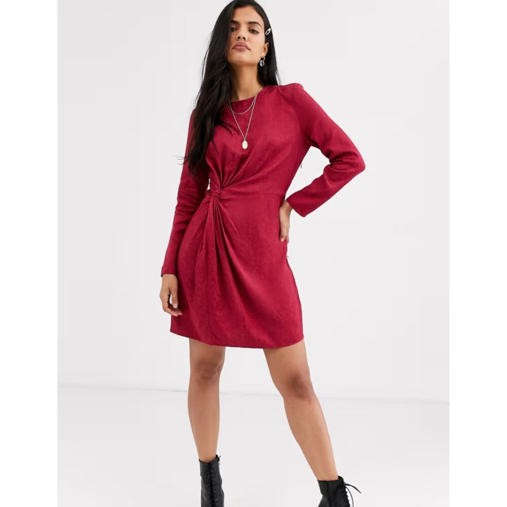 NWT & Other Stories Jacquard Snake Print Mini Dress